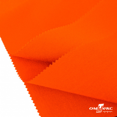 Ткань смесовая для спецодежды "Униформ" 17-1350, 200 гр/м2, шир.150 см, цвет люм.оранжевый - купить в Рязани. Цена 138.73 руб.