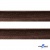 Кант атласный 074, шир. 12 мм (в упак. 65,8 м), цвет коричневый - купить в Рязани. Цена: 237.16 руб.
