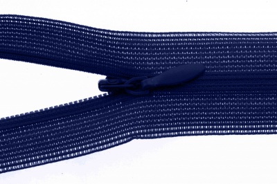 Молния потайная Т3 919, 50 см, капрон, цвет т.синий - купить в Рязани. Цена: 8.62 руб.