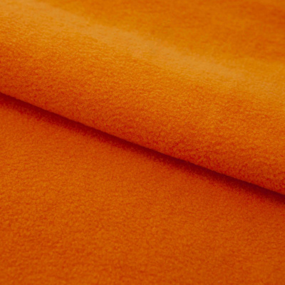 Флис DTY 16-1358, 250 г/м2, шир. 150 см, цвет оранжевый - купить в Рязани. Цена 640.46 руб.