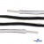 Шнурки #4-27, круглые 130 см, двухцветные (черно/белый) - купить в Рязани. Цена: 47.04 руб.