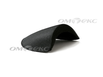 Плечевые накладки OВТ-10, обшитые, цвет чёрный - купить в Рязани. Цена: 17.64 руб.