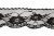 Кружево капроновое 730А, шир. 60 мм/уп.50 м, цвет #07-чёрный - купить в Рязани. Цена: 14 руб.
