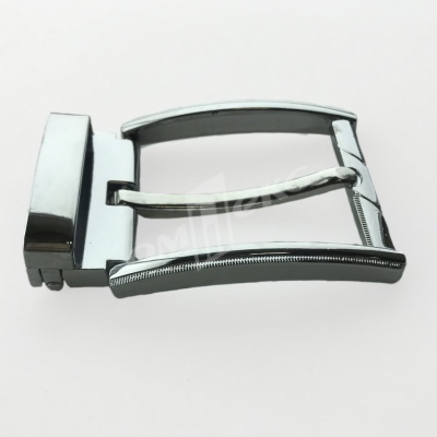 Пряжка металлическая для мужского ремня 845005А#2 (шир.ремня 40 мм), цв.-никель - купить в Рязани. Цена: 110.29 руб.