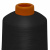Нитки текстурированные кручёные, намот. 15 000 м, цвет чёрный - купить в Рязани. Цена: 237.24 руб.