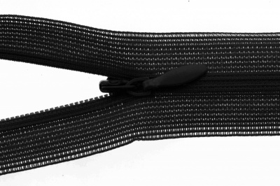 Молния потайная Т3, 35 см, капрон, цвет чёрный - купить в Рязани. Цена: 6.63 руб.