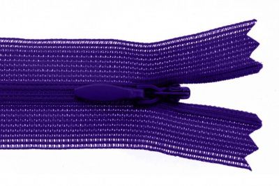 Молния потайная Т3 866, 50 см, капрон, цвет фиолетовый - купить в Рязани. Цена: 8.62 руб.