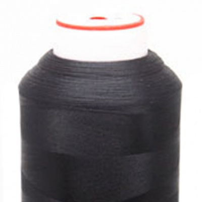 Нитки текстурированные кручёные, намот. 5 000 м, цвет чёрный - купить в Рязани. Цена: 72.17 руб.