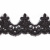 Сутажное кружево «Алансон»  на сетке (бисер) XDH3235, шир.60 мм, (уп. 9,14 м ), цв.-черный - купить в Рязани. Цена: 2 156.52 руб.