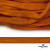 Шнур плетеный (плоский) d-12 мм, (уп.90+/-1м), 100% полиэстер, цв.267 - оранжевый - купить в Рязани. Цена: 8.62 руб.