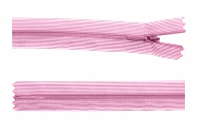 Молния потайная Т3 513, 20 см, капрон, цвет св.розовый - купить в Рязани. Цена: 5.12 руб.