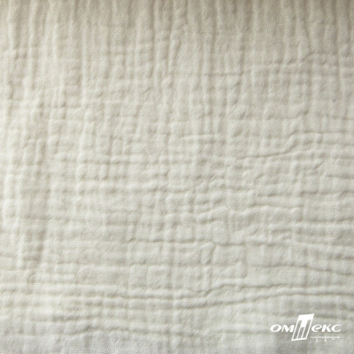 Ткань Муслин, 100% хлопок, 125 гр/м2, шир. 135 см (16) цв.молочно белый - купить в Рязани. Цена 337.25 руб.