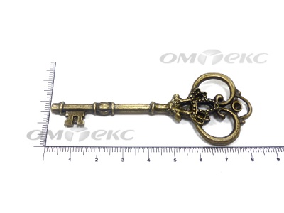 Декоративный элемент для творчества из металла "Ключ"8,5 см  - купить в Рязани. Цена: 26.66 руб.