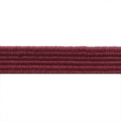 Резиновые нити с текстильным покрытием, шир. 6 мм ( упак.30 м/уп), цв.- 88-бордо - купить в Рязани. Цена: 155.22 руб.