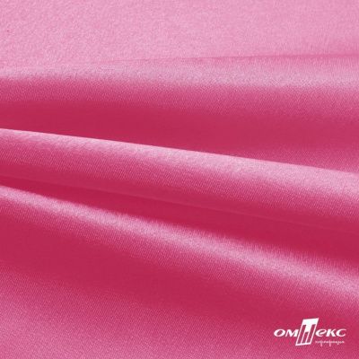 Поли креп-сатин 15-2215, 125 (+/-5) гр/м2, шир.150см, цвет розовый - купить в Рязани. Цена 155.57 руб.