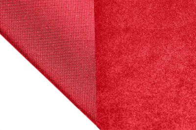 Бархат стрейч, 240 гр/м2, шир.160см, (2,4 м/кг), цвет 14/красный - купить в Рязани. Цена 886.02 руб.