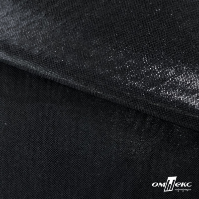 Трикотажное полотно голограмма, шир.140 см, #602 -чёрный/чёрный - купить в Рязани. Цена 385.88 руб.