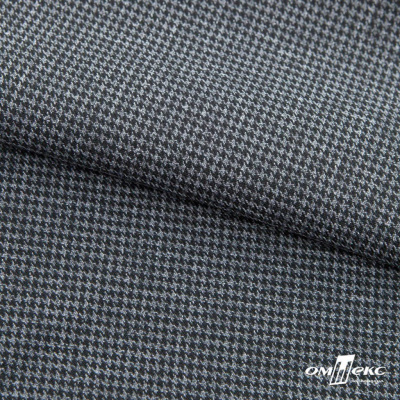Ткань костюмная Пье-де-пуль 24013, 210 гр/м2, шир.150см, цвет чёрн/св.серый - купить в Рязани. Цена 334.18 руб.