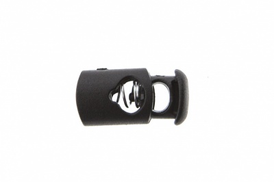 8021 Фиксатор пластиковый "Цилиндр", 20х10 мм, цвет чёрный - купить в Рязани. Цена: 1.31 руб.