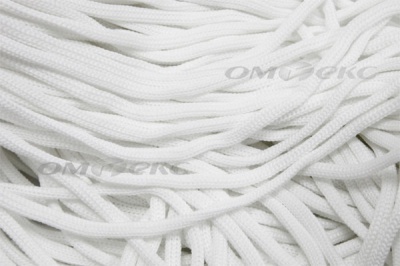 Шнур Т-02 (4с2) мелкое плетение 4мм 100 м белый - купить в Рязани. Цена: 2.50 руб.