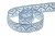 Тесьма кружевная 0621-1346А, шир. 13 мм/уп. 20+/-1 м, цвет 132-голубой - купить в Рязани. Цена: 569.26 руб.