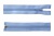 Спиральная молния Т5 351, 75 см, автомат, цвет св.голубой - купить в Рязани. Цена: 16.28 руб.