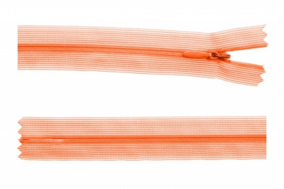 Молния потайная Т3 849, 50 см, капрон, цвет оранжевый - купить в Рязани. Цена: 8.87 руб.