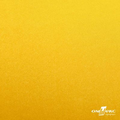 Поли креп-сатин 13-0859, 125 (+/-5) гр/м2, шир.150см, цвет жёлтый - купить в Рязани. Цена 155.57 руб.