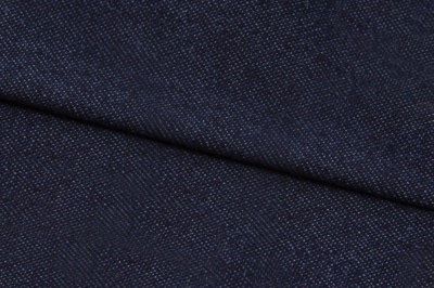Ткань джинсовая №96, 160 гр/м2, шир.148см, цвет т.синий - купить в Рязани. Цена 350.42 руб.