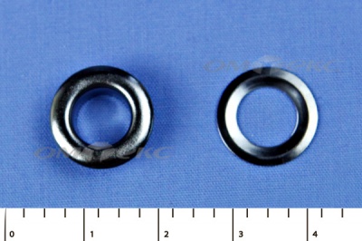 Люверсы металлические, блочка/кольцо, №5 (8 мм) упак.1000 шт- цв.никель - купить в Рязани. Цена: 392 руб.