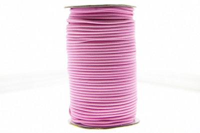 0370-1301-Шнур эластичный 3 мм, (уп.100+/-1м), цв.141- розовый - купить в Рязани. Цена: 459.62 руб.