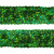 Тесьма с пайетками D4, шир. 20 мм/уп. 25+/-1 м, цвет зелёный - купить в Рязани. Цена: 778.19 руб.