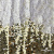 Трикотажное полотно, Сетка с пайетками, шир.130 см, #315, цв.-белый/золото - купить в Рязани. Цена 693.39 руб.