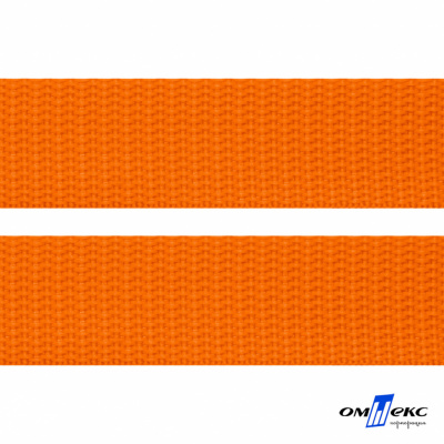 Оранжевый- цв.523 -Текстильная лента-стропа 550 гр/м2 ,100% пэ шир.40 мм (боб.50+/-1 м) - купить в Рязани. Цена: 637.68 руб.