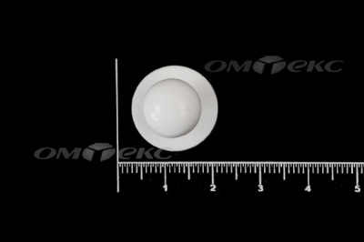 Пуговица поварская "Пукля", 10 мм, цвет белый - купить в Рязани. Цена: 2.28 руб.