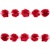 Тесьма плетеная "Рюш", упак. 9,14 м, цвет красный - купить в Рязани. Цена: 46.82 руб.