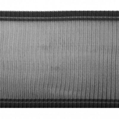 Лента капроновая "Гофре", шир. 110 мм/уп. 50 м, цвет чёрный - купить в Рязани. Цена: 24.99 руб.