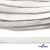 Шнур плетеный d-8 мм плоский, 70% хлопок 30% полиэстер, уп.85+/-1 м, цв.1018-белый - купить в Рязани. Цена: 735 руб.