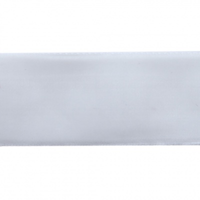 Лента бархатная нейлон, шир.25 мм, (упак. 45,7м), цв.01-белый - купить в Рязани. Цена: 981.09 руб.