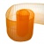 Лента капроновая "Гофре", шир. 110 мм/уп. 50 м, цвет оранжевый - купить в Рязани. Цена: 26.93 руб.