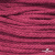 Шнур плетеный d-6 мм, 70% хлопок 30% полиэстер, уп.90+/-1 м, цв.1068-фуксия - купить в Рязани. Цена: 588 руб.