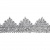 Тесьма металлизированная 0384-0240, шир. 40 мм/уп. 25+/-1 м, цвет серебро - купить в Рязани. Цена: 490.74 руб.