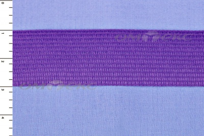Окантовочная тесьма №0225, шир. 22 мм (в упак. 100 м), цвет фиолет - купить в Рязани. Цена: 271.60 руб.
