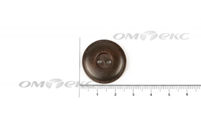 Пуговица деревянная круглая №54 (25мм) - купить в Рязани. Цена: 4.12 руб.