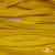 Шнур плетеный (плоский) d-12 мм, (уп.90+/-1м), 100% полиэстер, цв.269 - жёлтый - купить в Рязани. Цена: 8.62 руб.