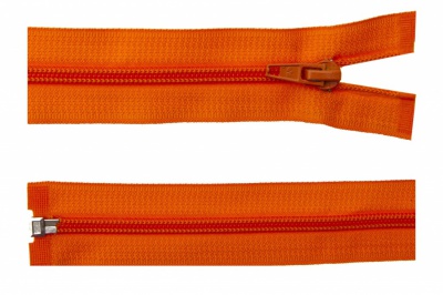 Спиральная молния Т5 849, 50 см, автомат, цвет оранжевый - купить в Рязани. Цена: 13.41 руб.