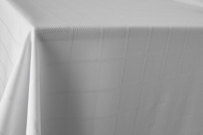 Скатертная ткань 25536/2005, 174 гр/м2, шир.150см, цвет белый - купить в Рязани. Цена 272.21 руб.