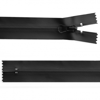 Молния водонепроницаемая PVC Т-7, 20 см, неразъемная, цвет чёрный - купить в Рязани. Цена: 21.56 руб.