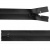Молния водонепроницаемая PVC Т-7, 20 см, неразъемная, цвет чёрный - купить в Рязани. Цена: 21.56 руб.