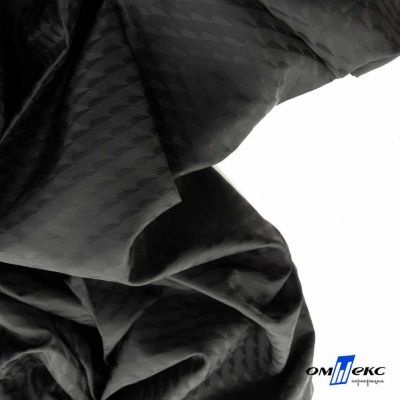 Ткань подкладочная Жаккард PV2416932, 93г/м2, 145 см,черный - купить в Рязани. Цена 241.46 руб.